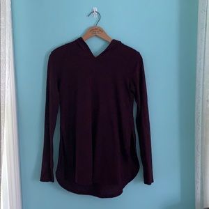 Cute aerie burgundy hoodie